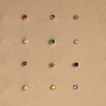 Birthstone Flatback Studs