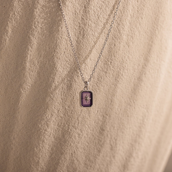 North Star Birthstone Necklace