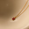 North Star Birthstone Necklace