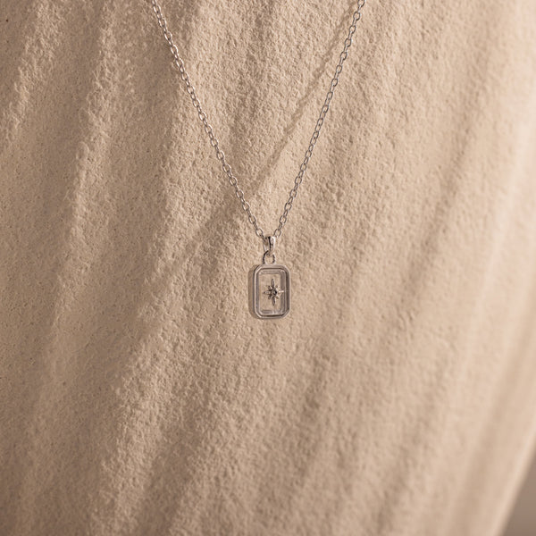 North Star Birthstone Necklace